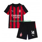 A.C. Milan Luca Modrić 14 Dres Dječji Domaći 2025/2026 Kratkih Rukava